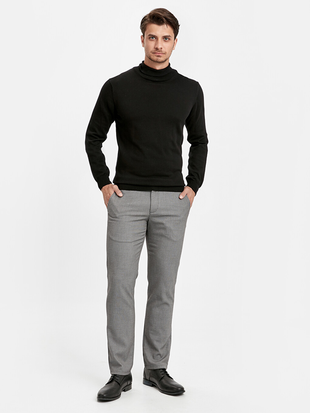 Pantalon Gris Homme