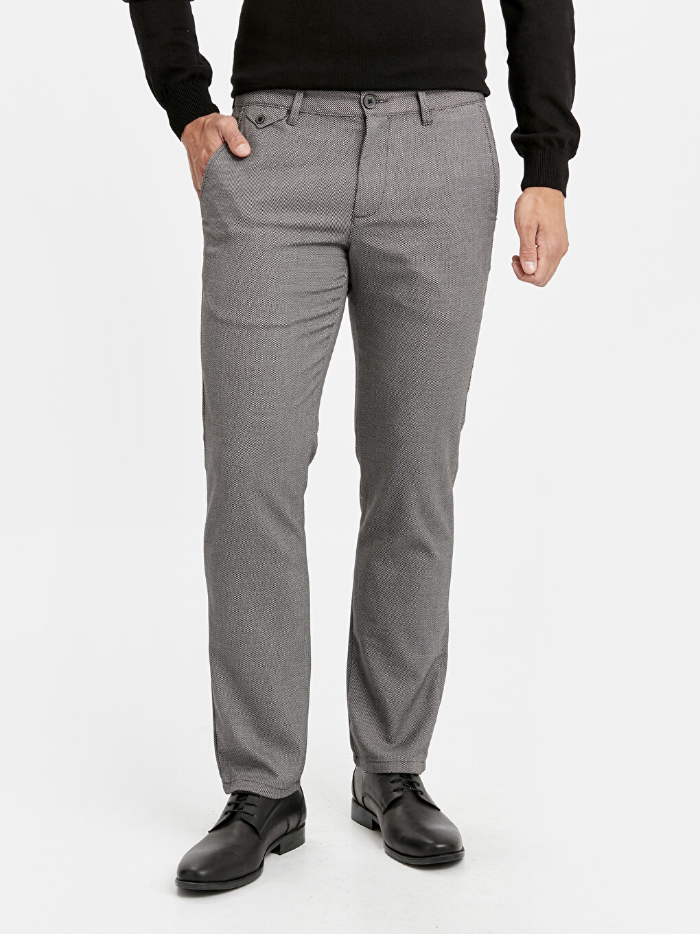 Pantalon Gris Homme-1