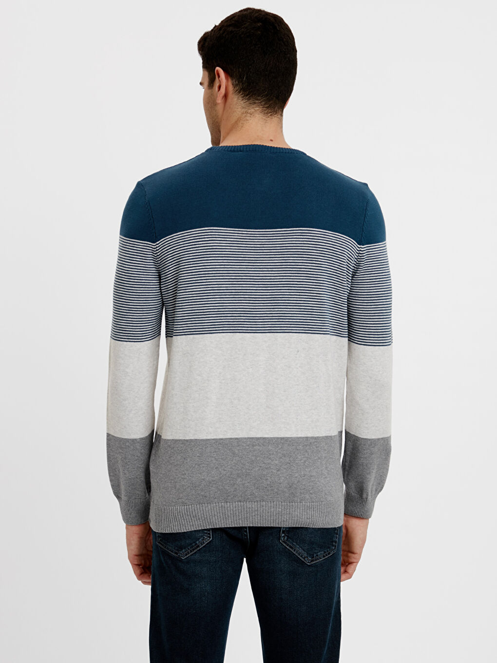 Pembe-Lila-Beyaz Kazak-1