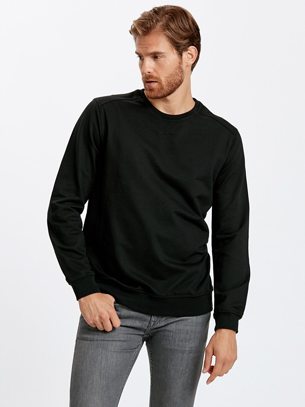 Koyu Siyah Sweatshirt
