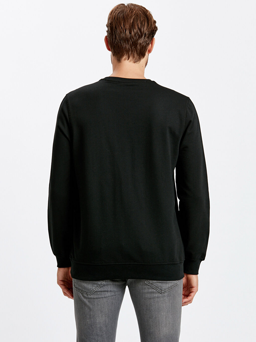 Koyu Siyah Sweatshirt-1