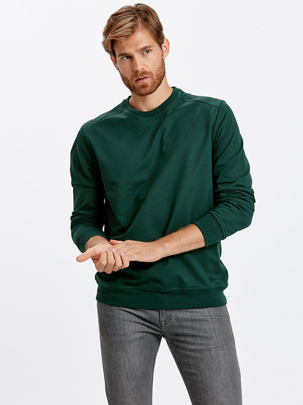 Man GREEN Sweatshirt