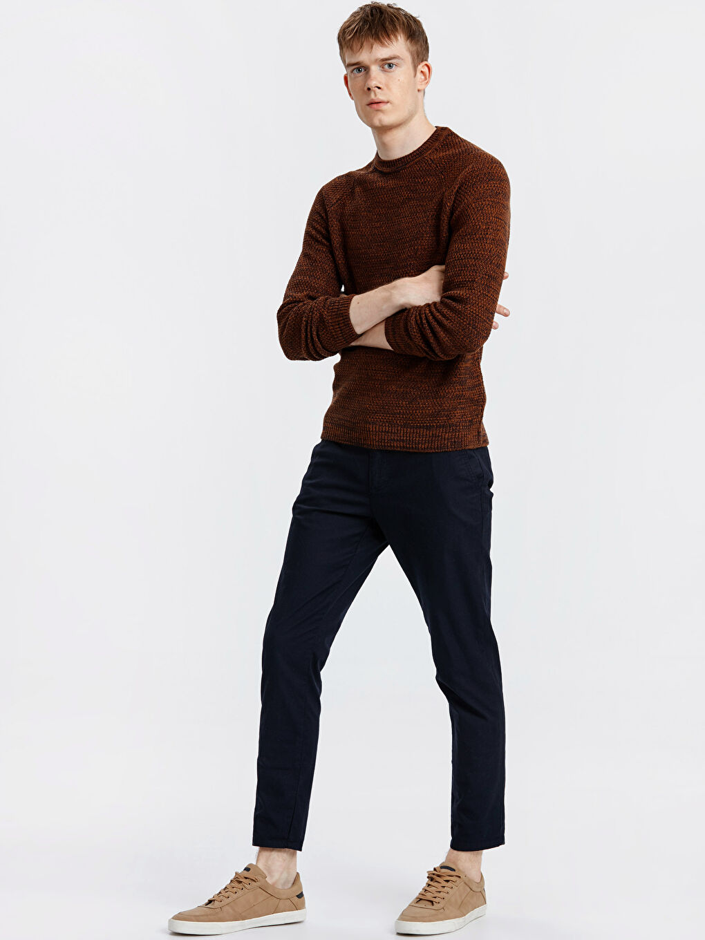 Ерлер қызғылт сары түс Жемпір-2