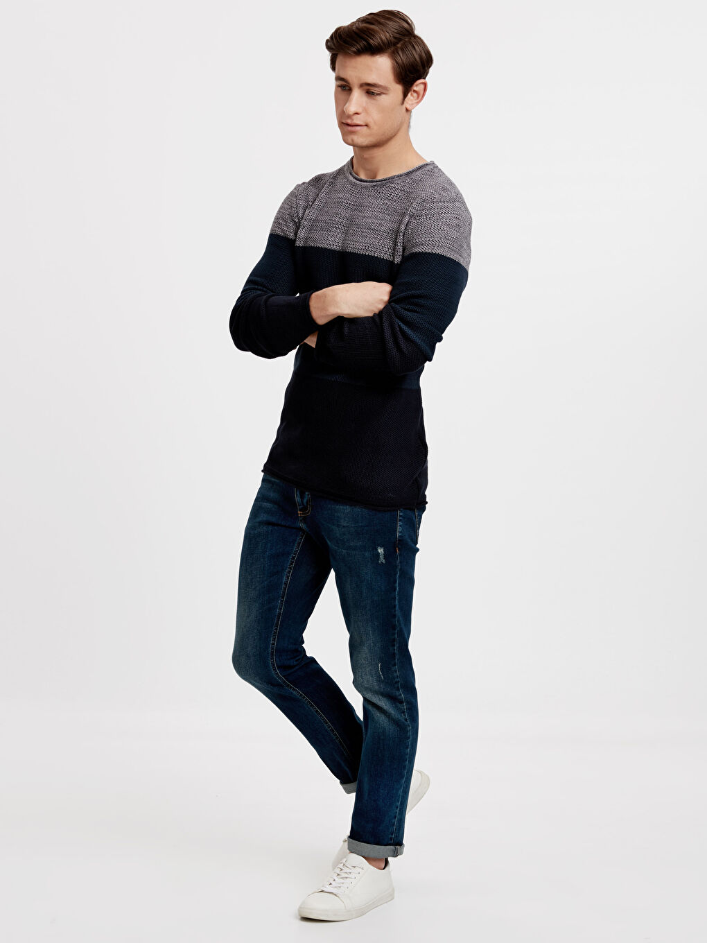 Pull-over INDIGO Homme-2