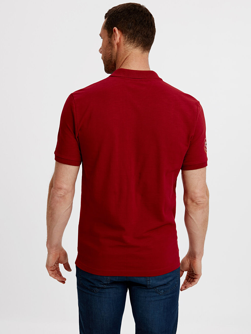 Mann BURGUND T-Shirt-1