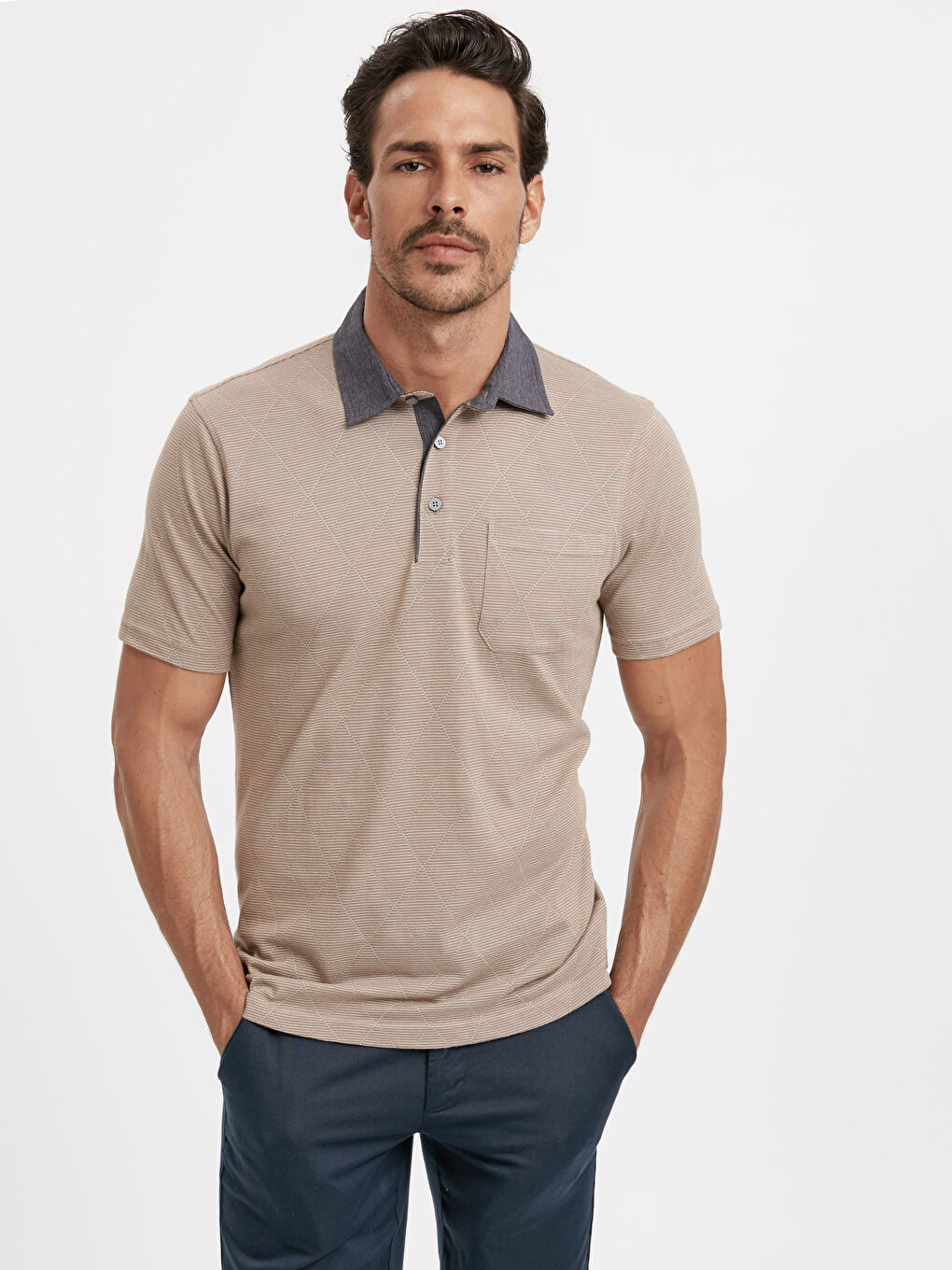 Man BEIGE T-Shirt