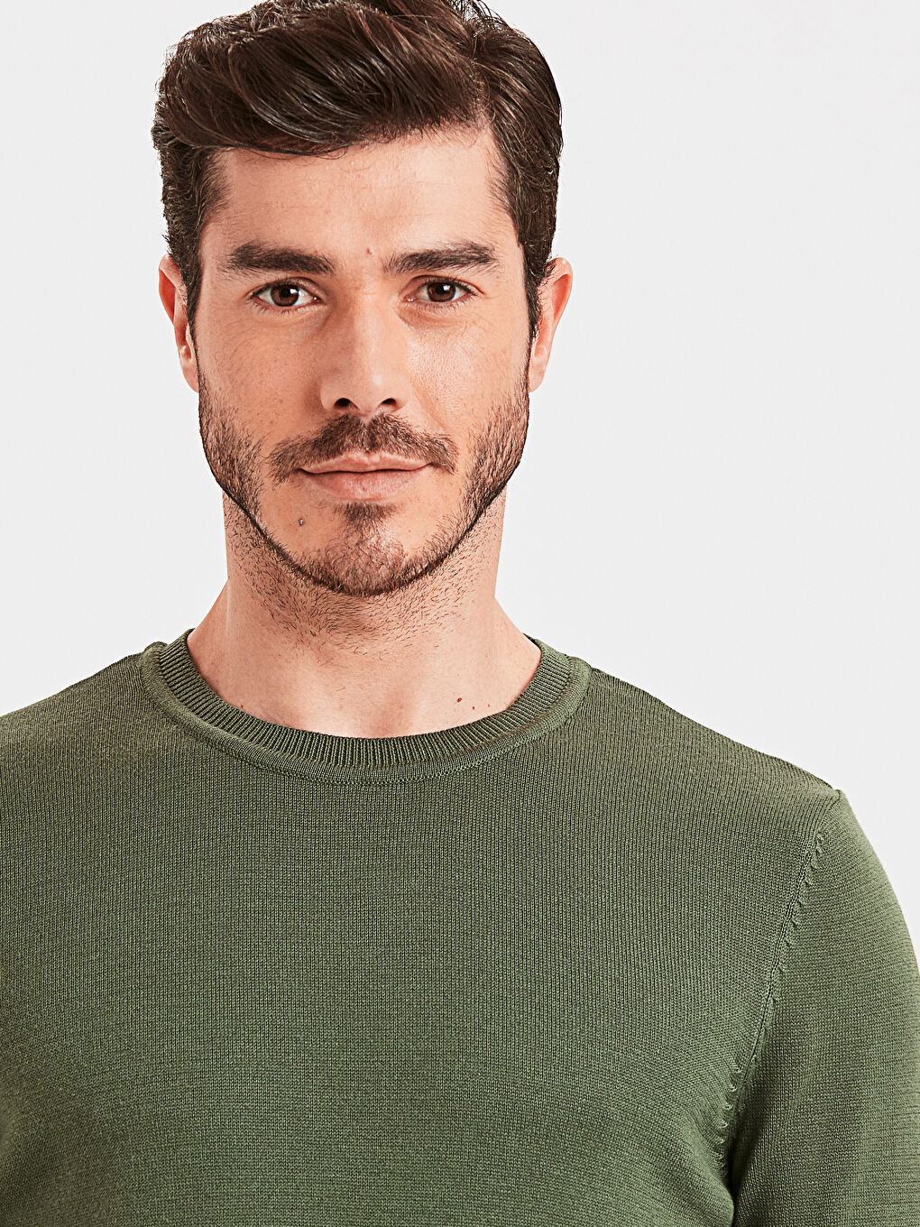 Zeytin Yeşili Kazak-3