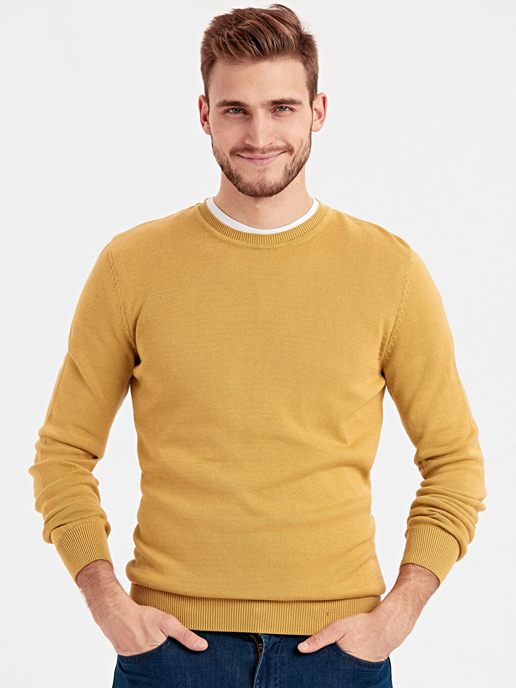 Pull-over JAUNE Homme
