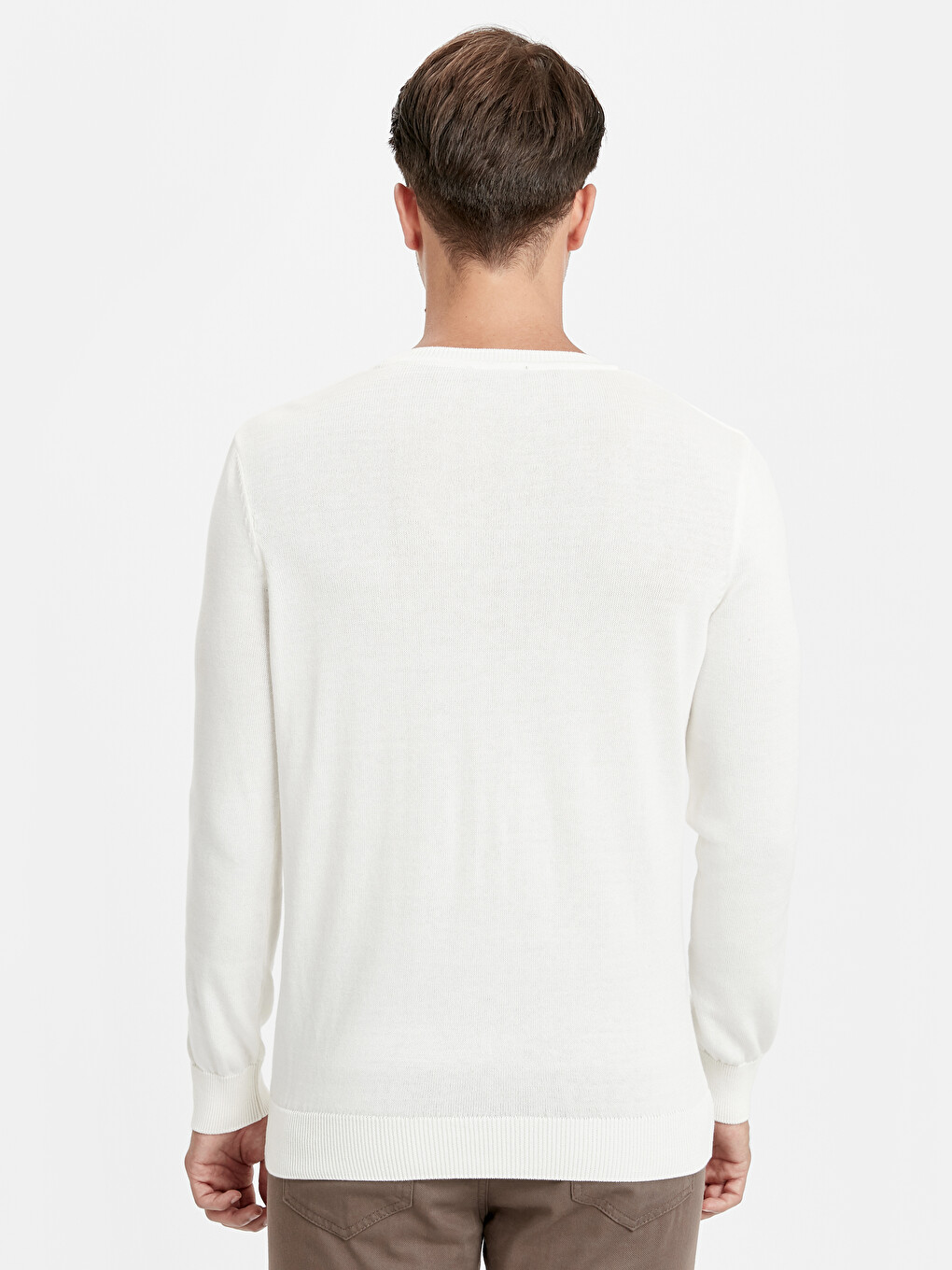Crew Neck Men's Knitwear Sweater-1