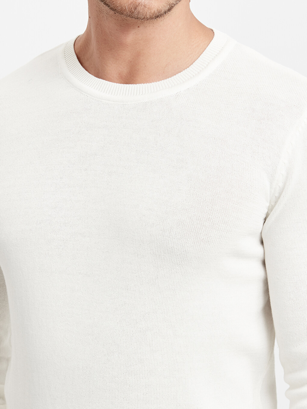 Crew Neck Men's Knitwear Sweater-3