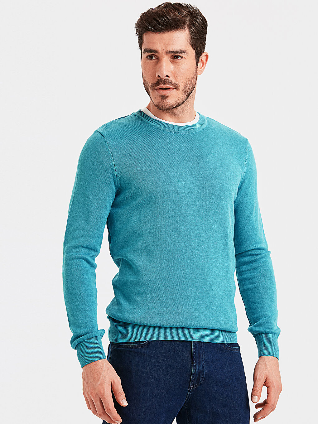 Man TURQUOISE Sweater