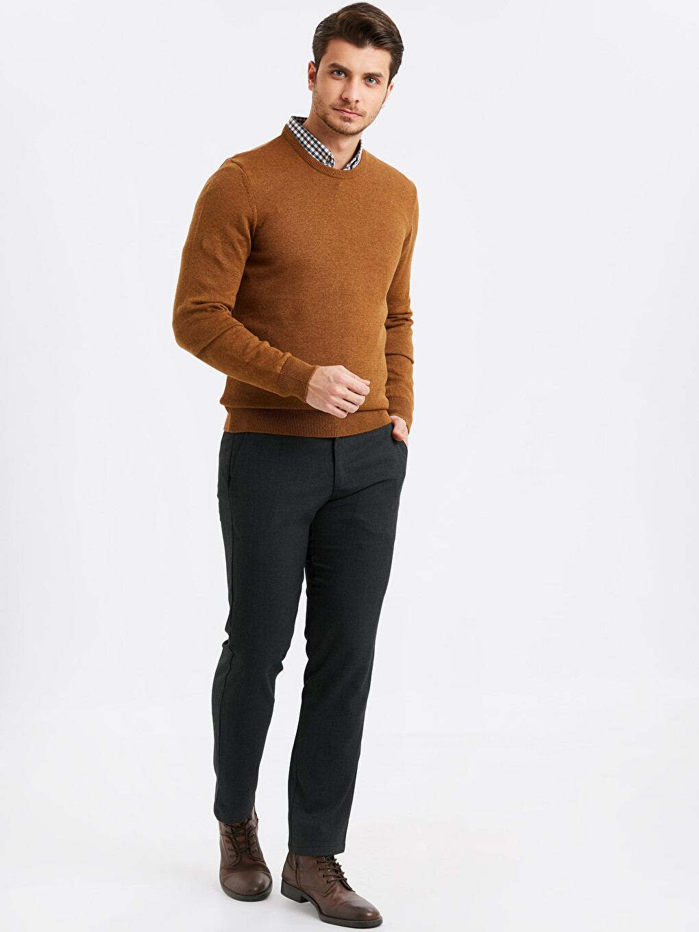 Man Yellow Sweater-2