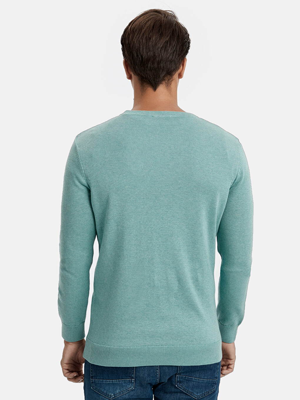 Crew Neck Men's Knitwear Sweater-1