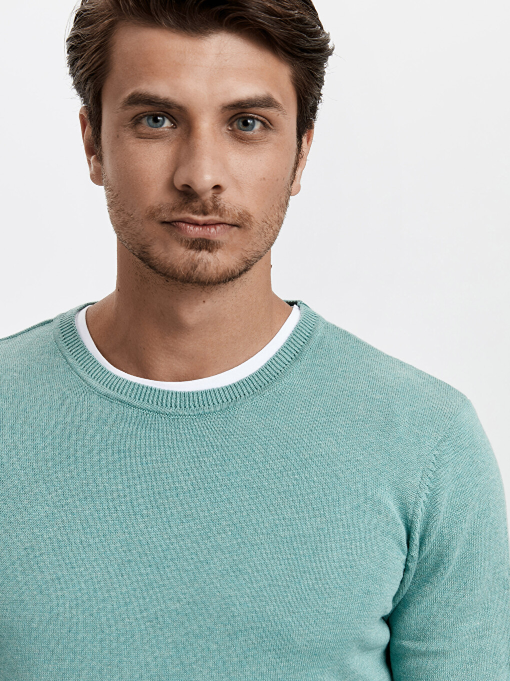 Crew Neck Men's Knitwear Sweater-3
