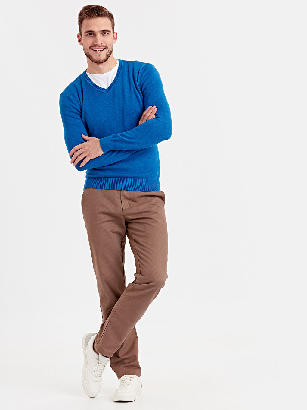 Pulover ALBASTRU Bărbat-2