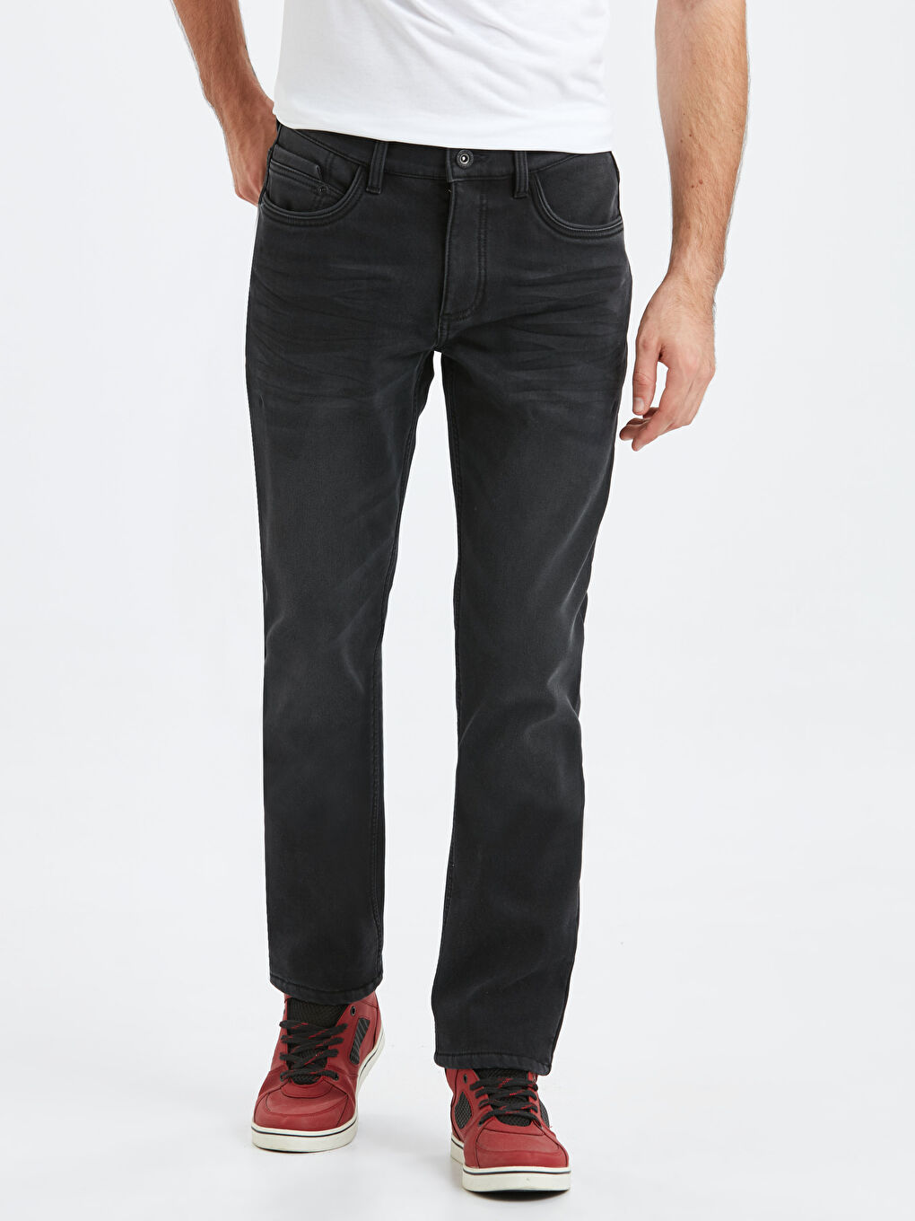 Ерлер қара Джинсы шалбар-2