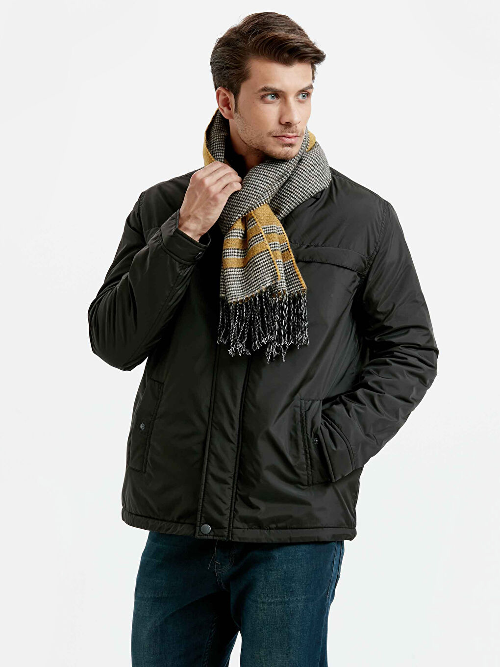 Man YELLOW Scarf