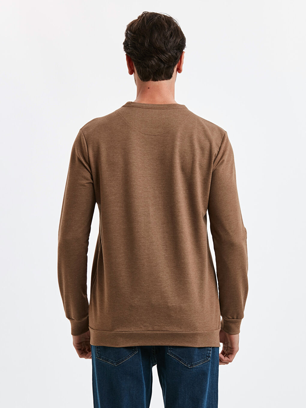 LCWAIKIKI Classic Man BROWN T-Shirt -8W2043Z8-DVB