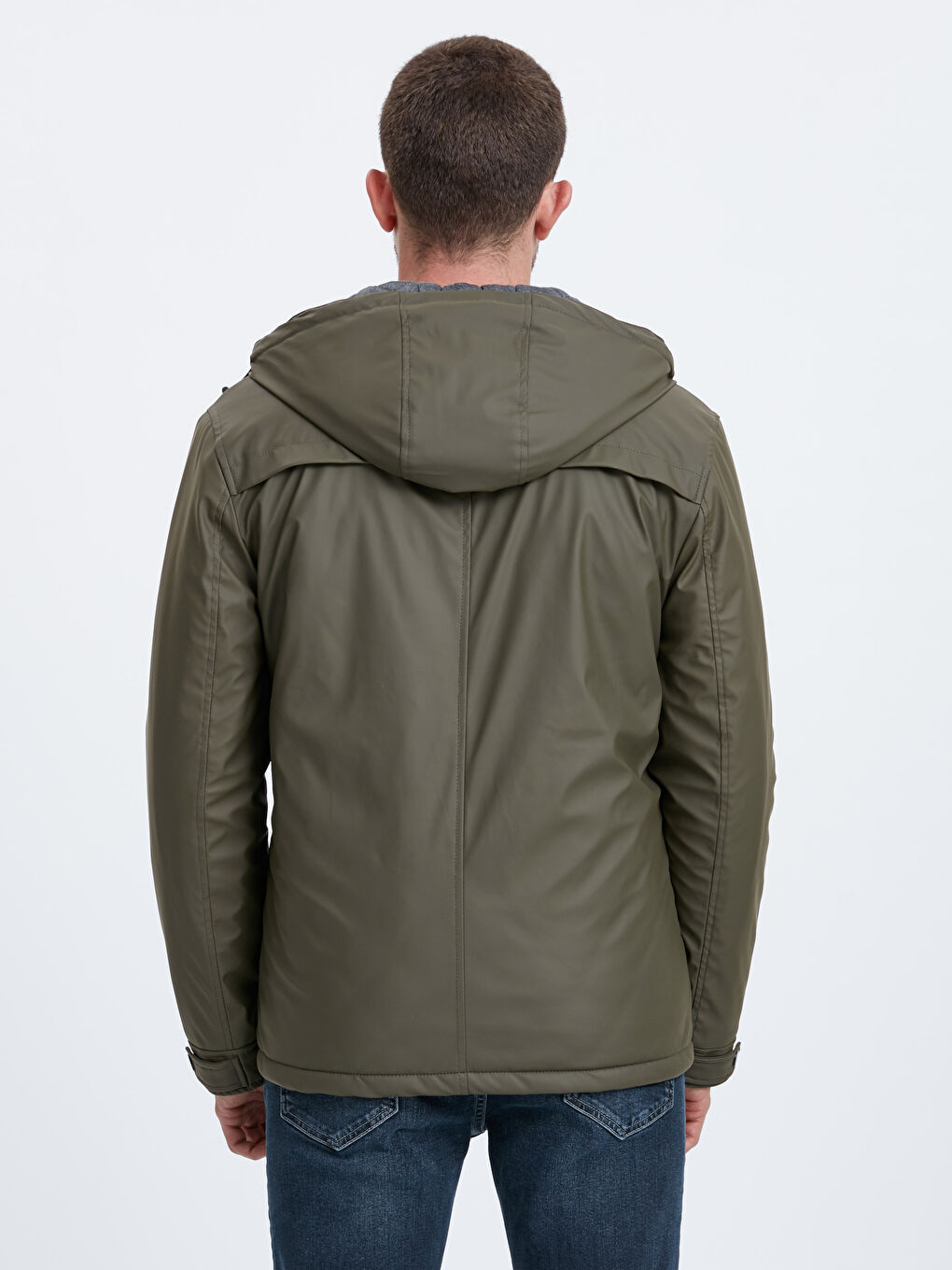 Man KHAKI Coat-2