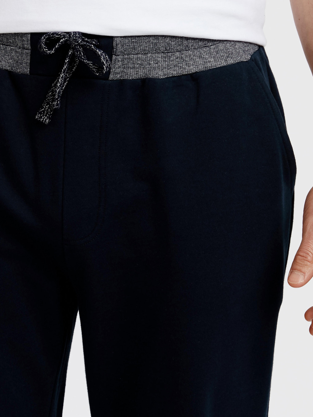 Мужчины Синий Пижамные Брюки-3