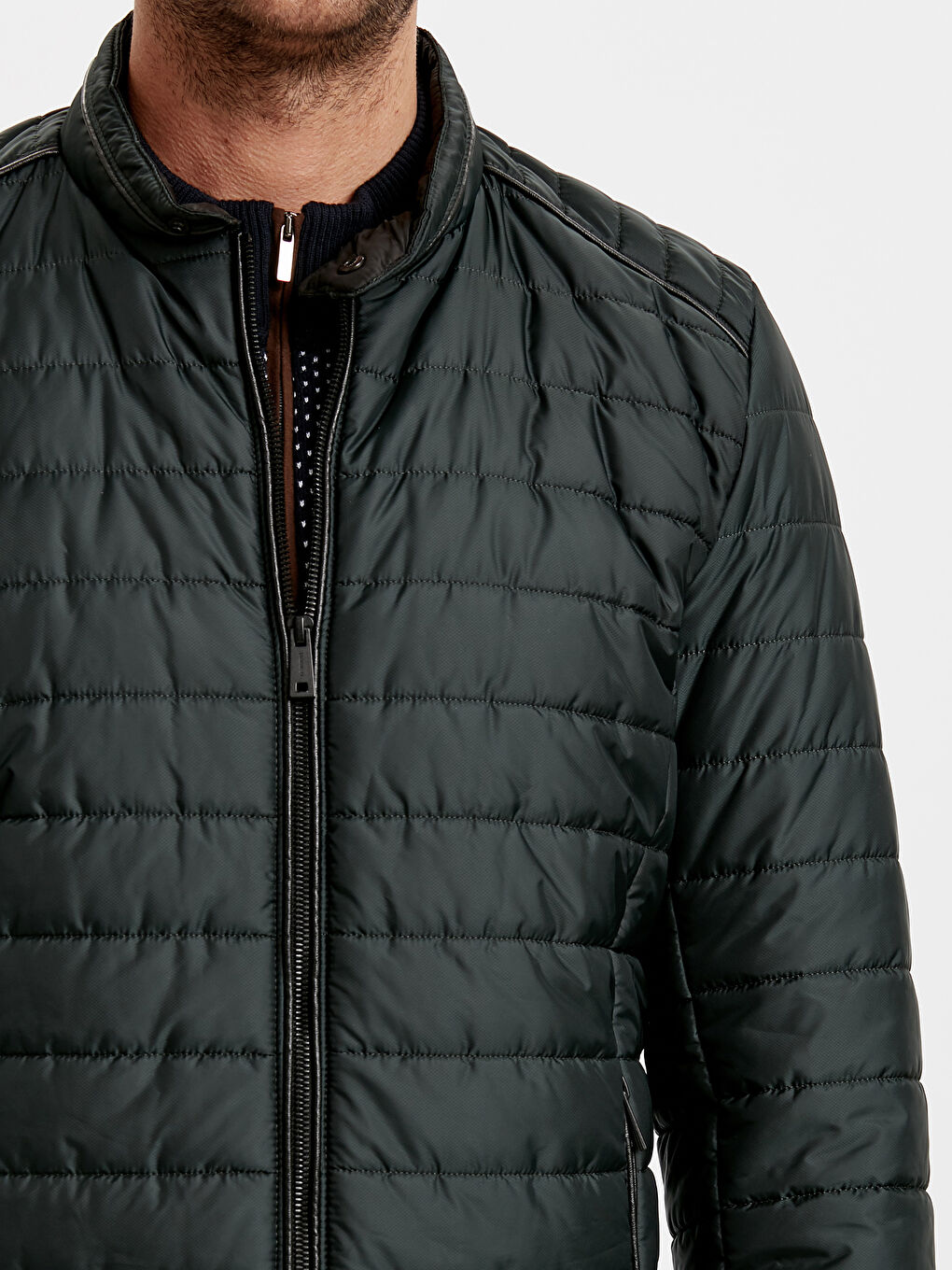 LCWAIKIKI Classic Man GREEN Puffer Coat -8W2500Z8-KRZ