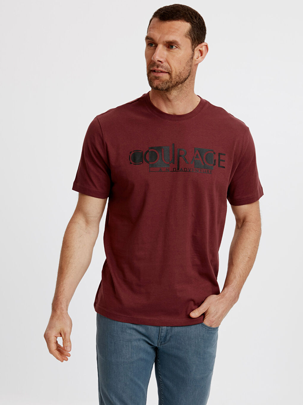 Pembe Marsala Tişört