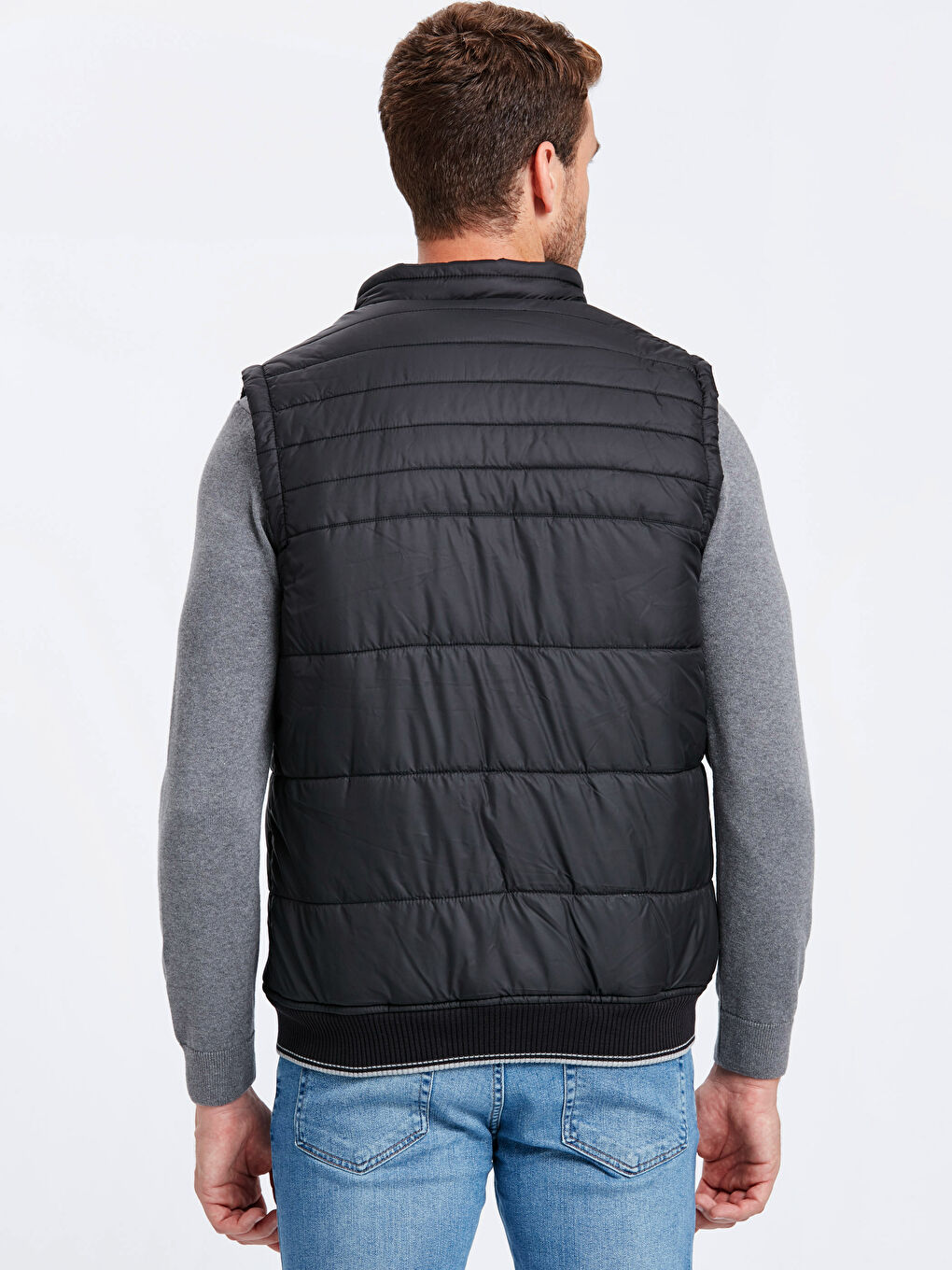 Man BLACK Waistcoat-3