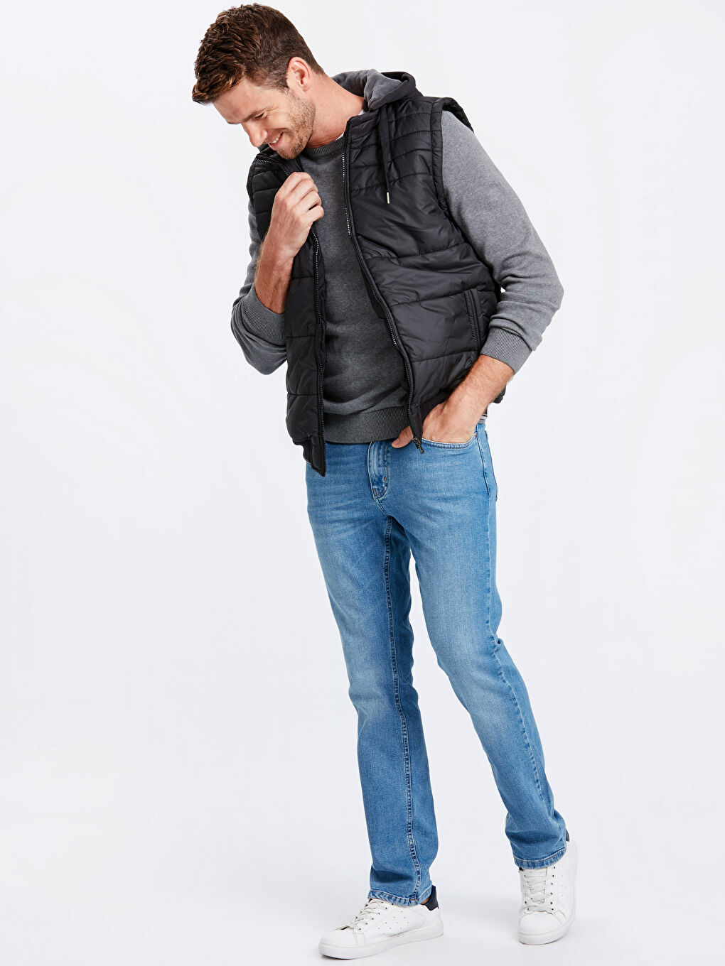 Man BLACK Waistcoat-4