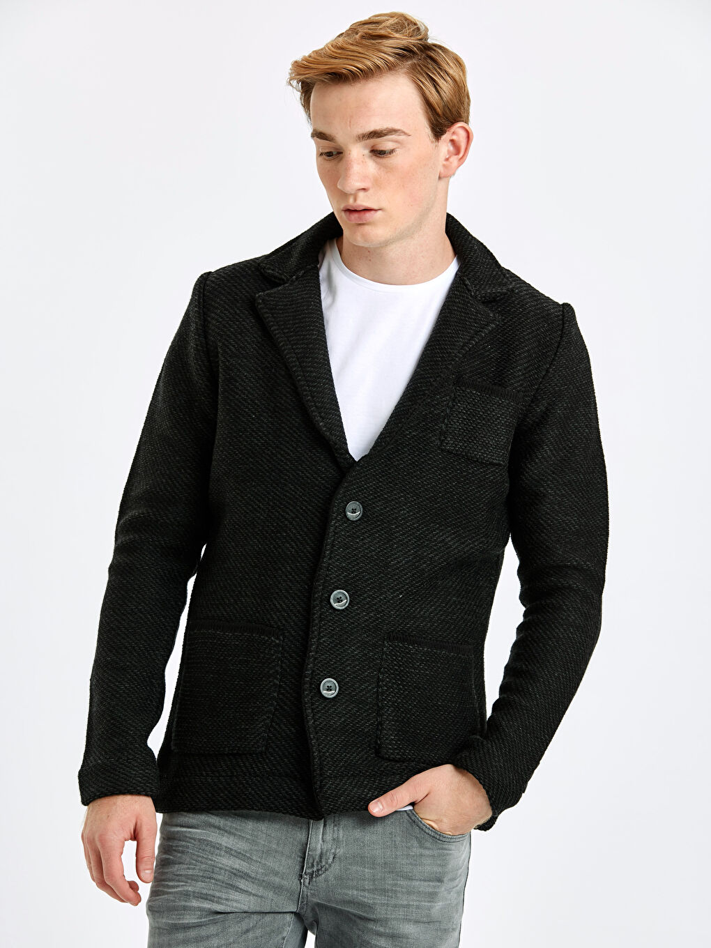 Man BLACK Cardigan