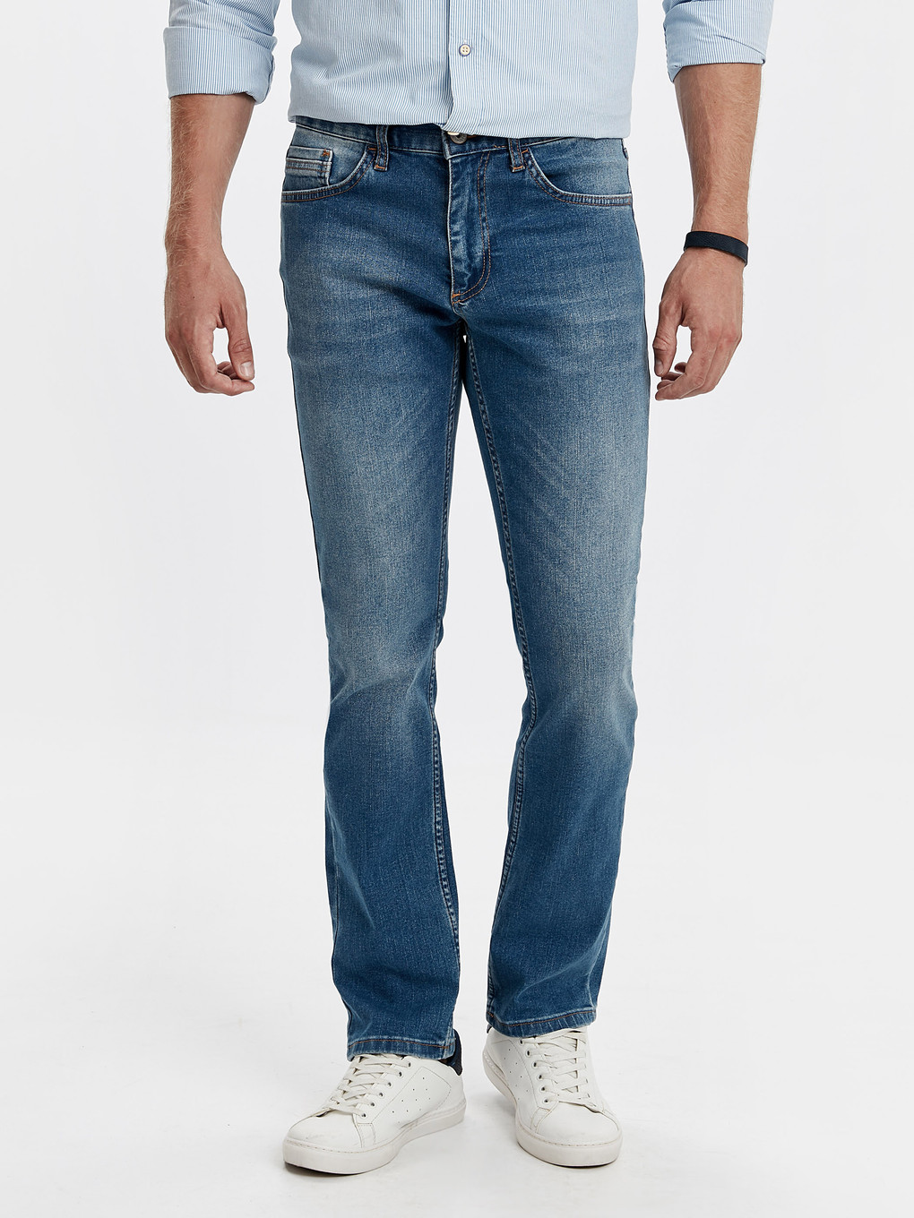 İndigo Erkek Jean Pantolon-1