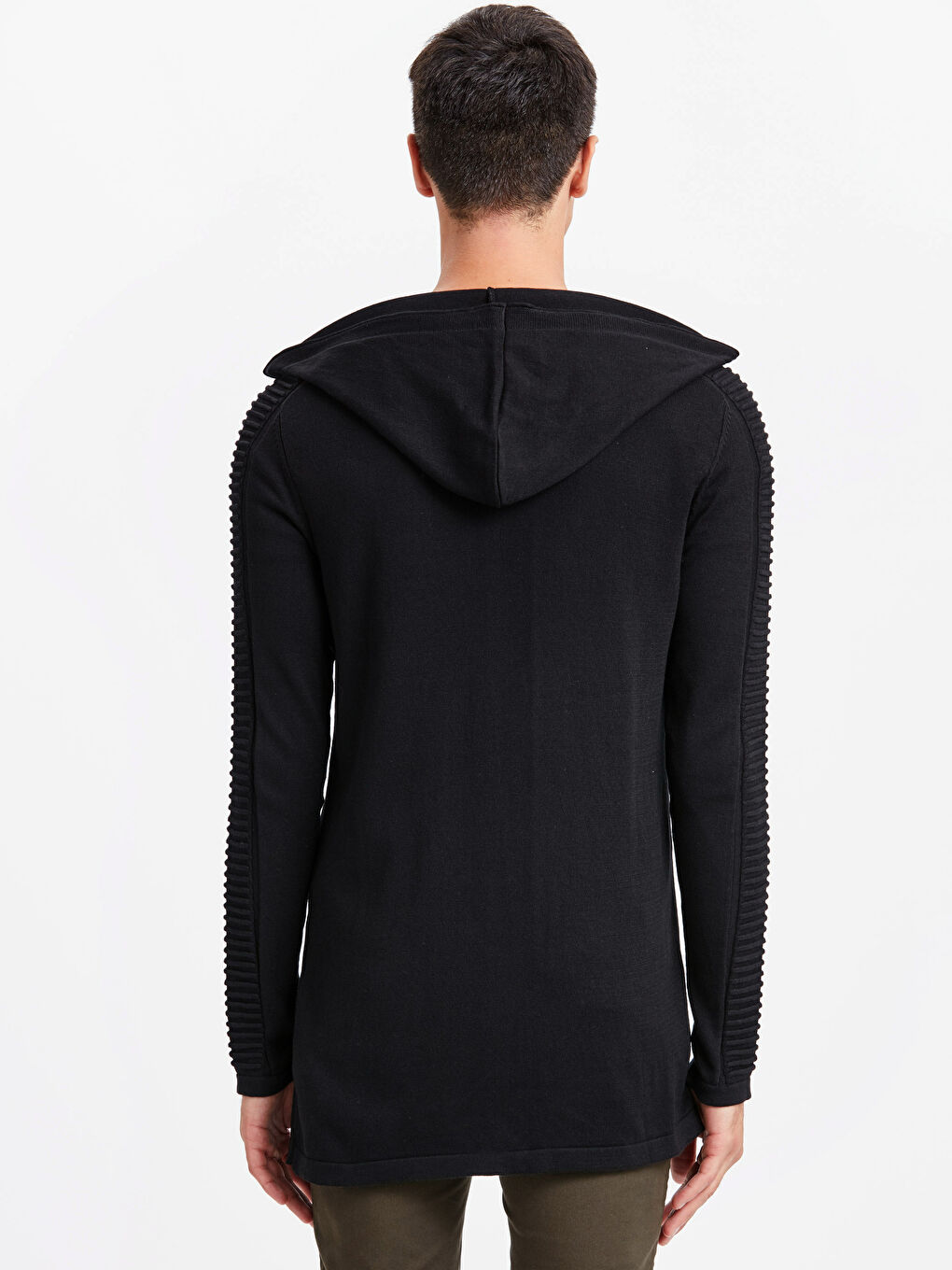 XSIDE Mann SCHWARZ Cardigan -8W3095Z8-CVL
