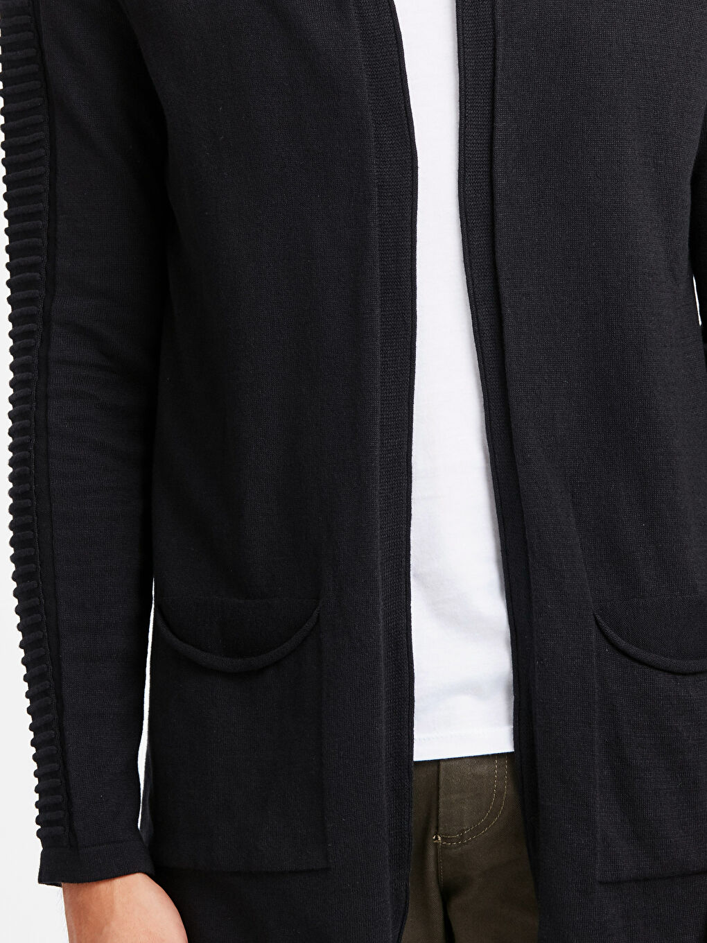 XSIDE Mann SCHWARZ Cardigan -8W3095Z8-CVL