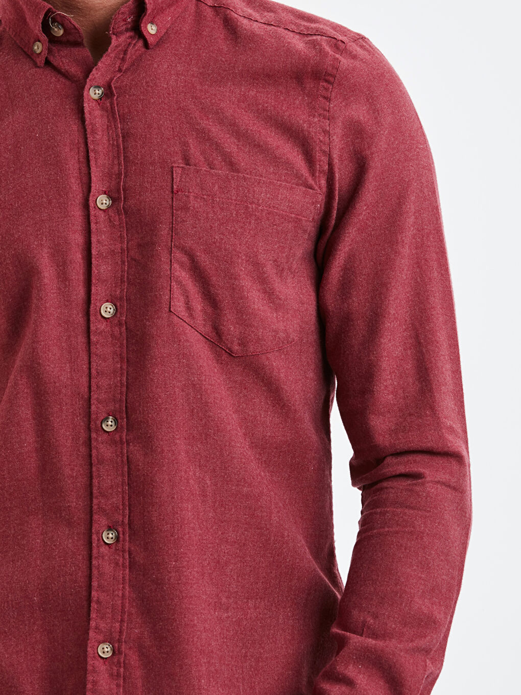 قميص أحمر رجل-3