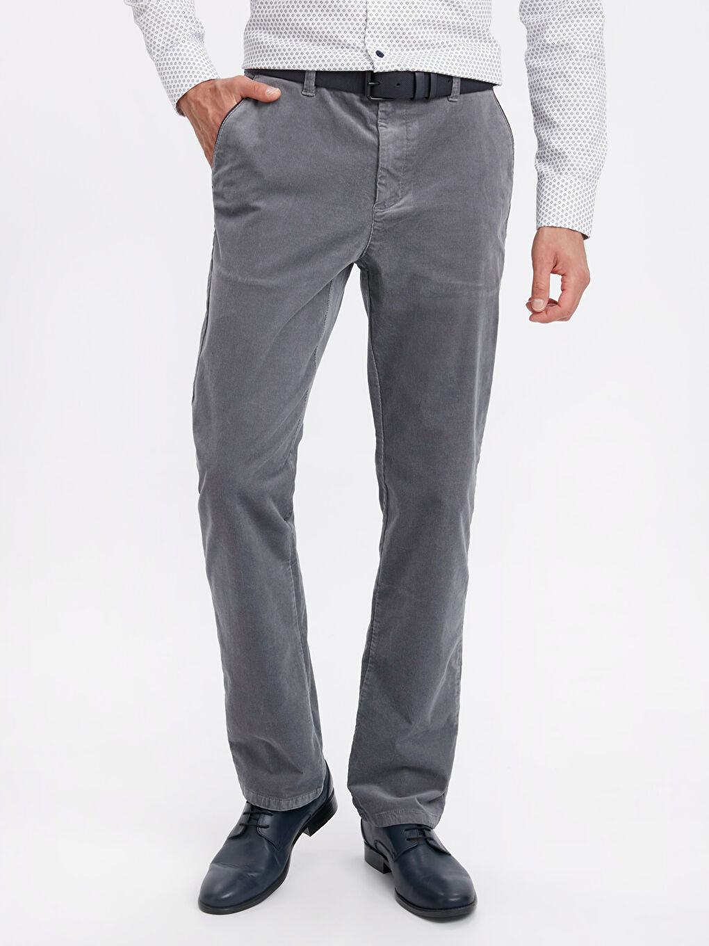 Pantalon GRIS Homme-1