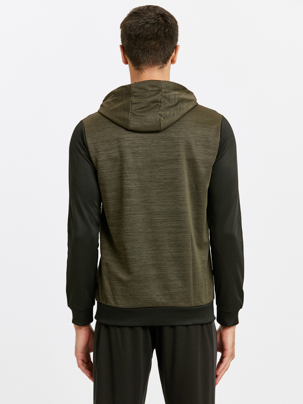 Zeytin Yeşili Melanj Sweatshirt-1
