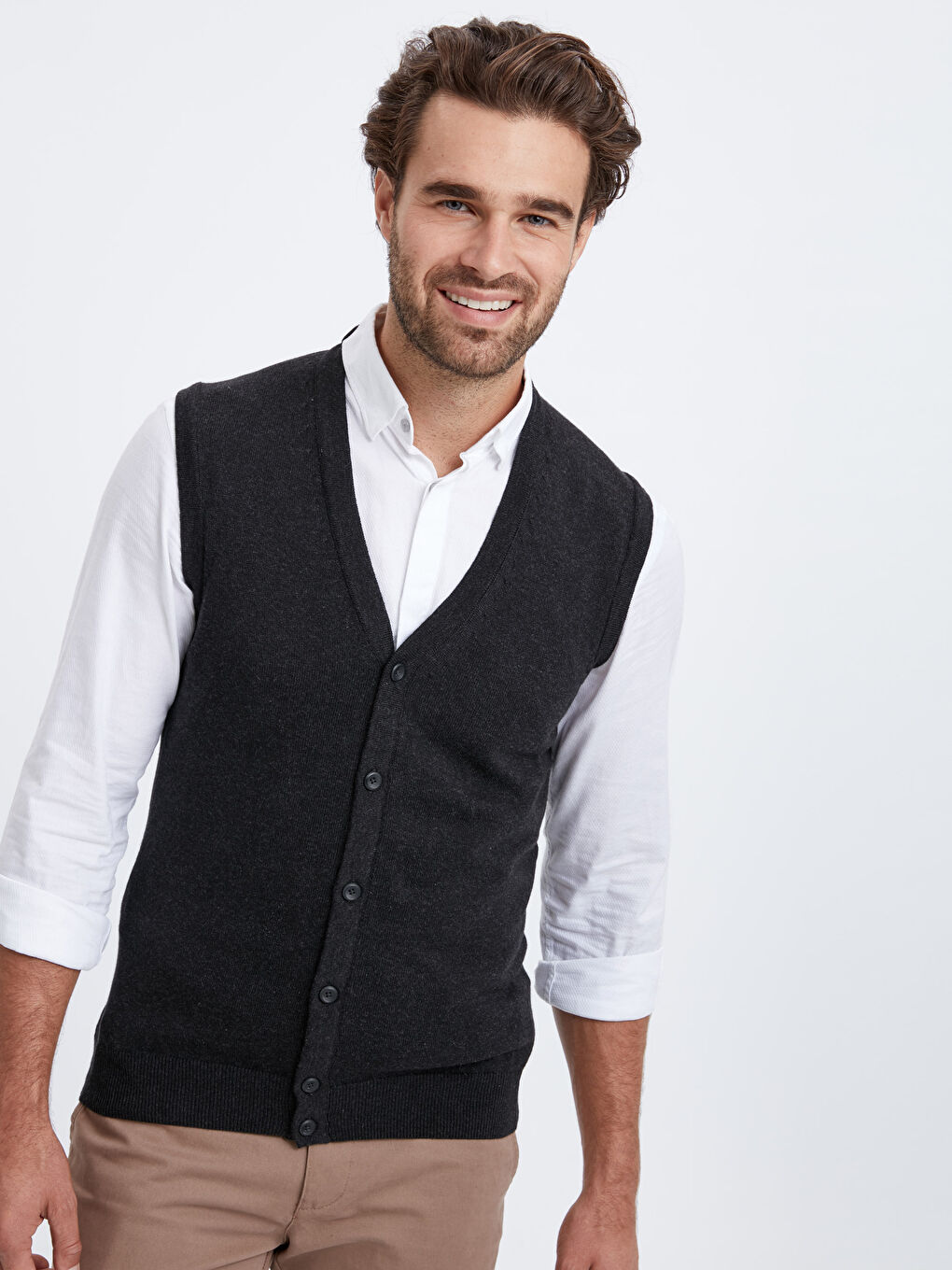 Antrasit Melanj Süveter