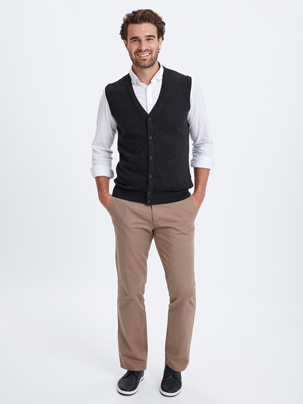 Antrasit Melanj Süveter-2