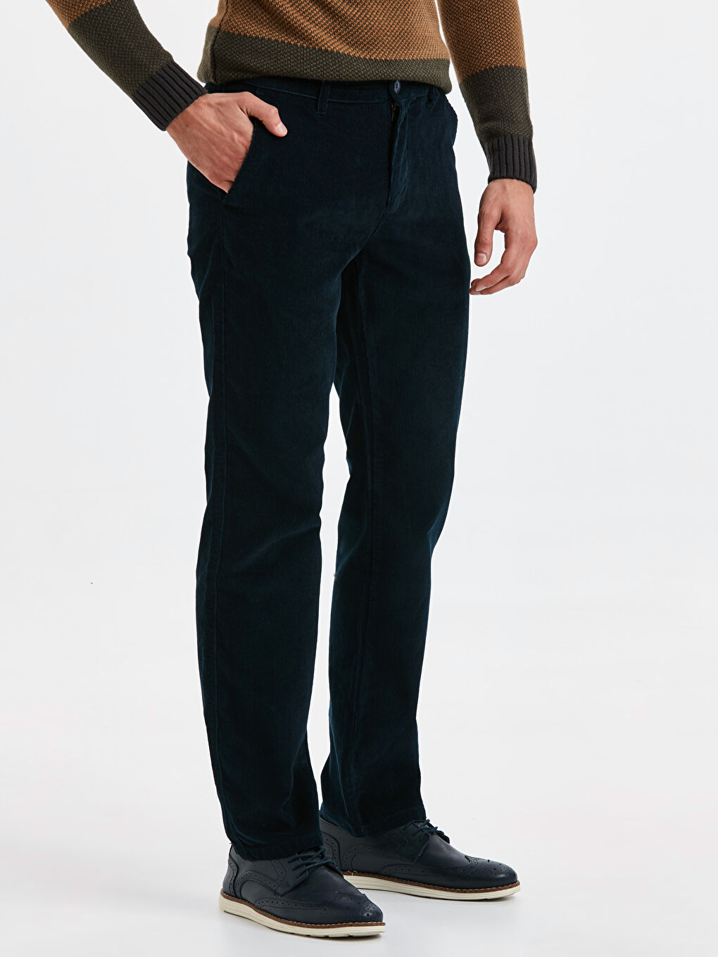 Lacivert Koyu Mavi Pantolon-1