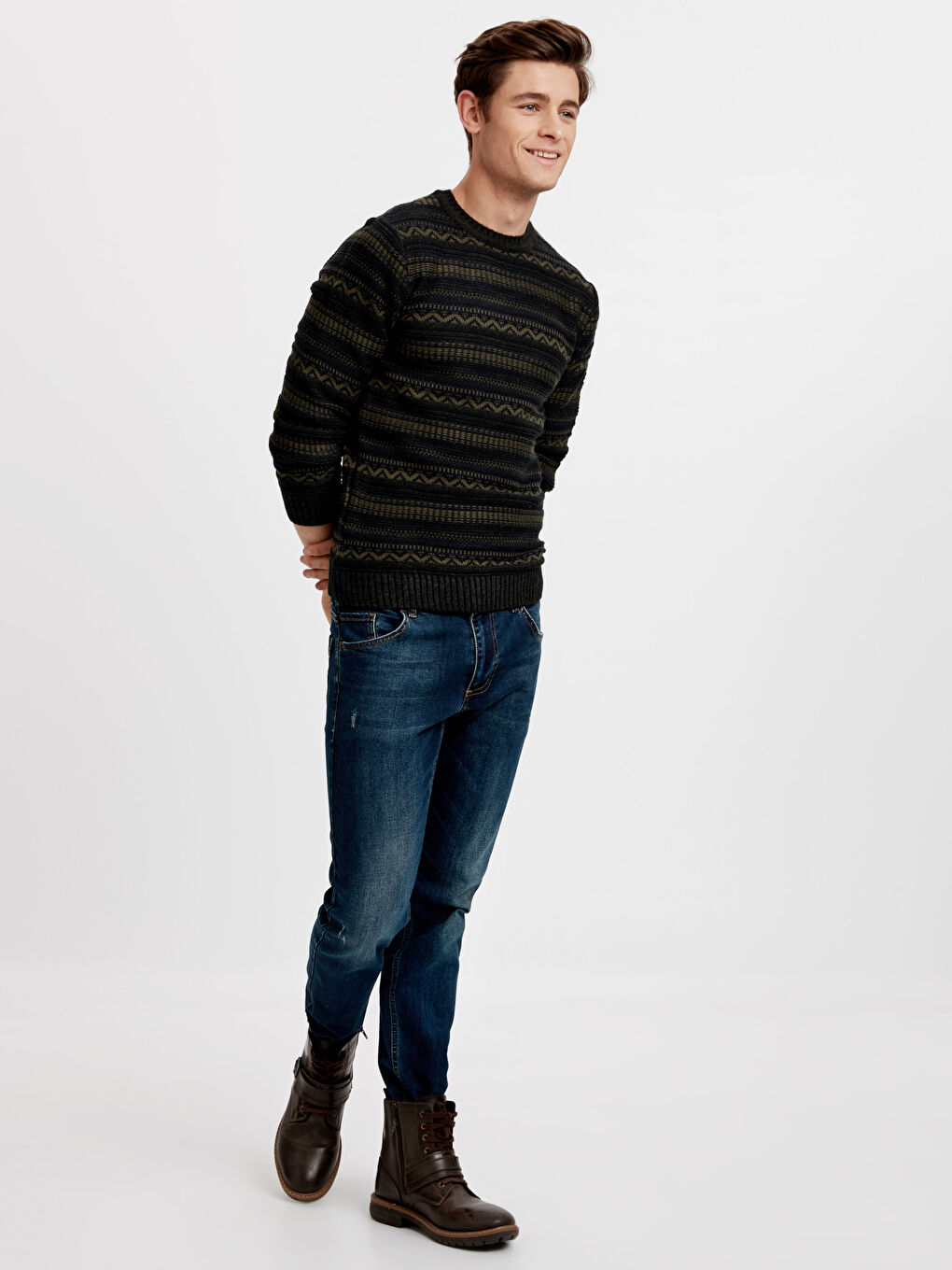 XSIDE Mann GRÜN Pullover -8W4614Z8-J1Y
