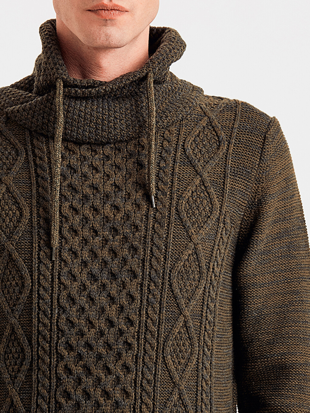Man Khaki Sweater-3