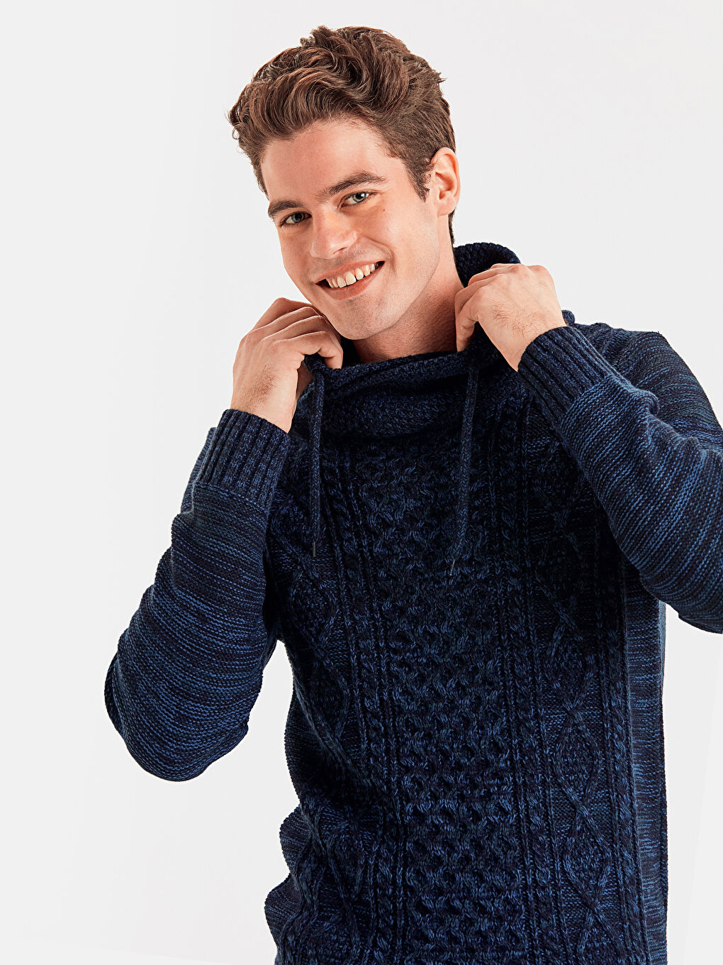 Мужчины Синий Свитер