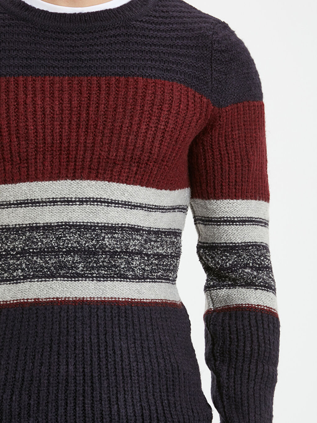 Man BORDEAUX Sweater-3
