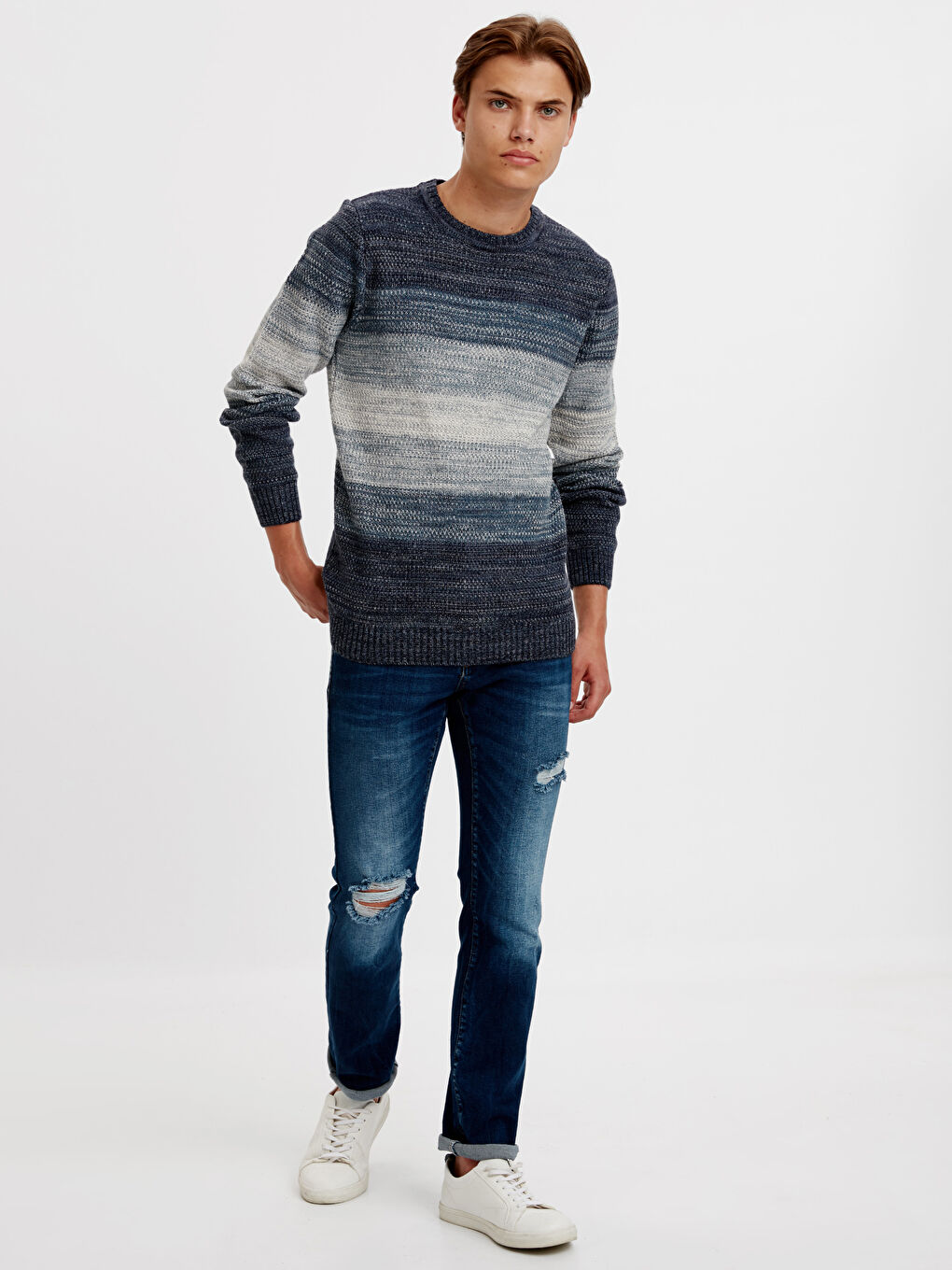Pull-over INDIGO Homme-2