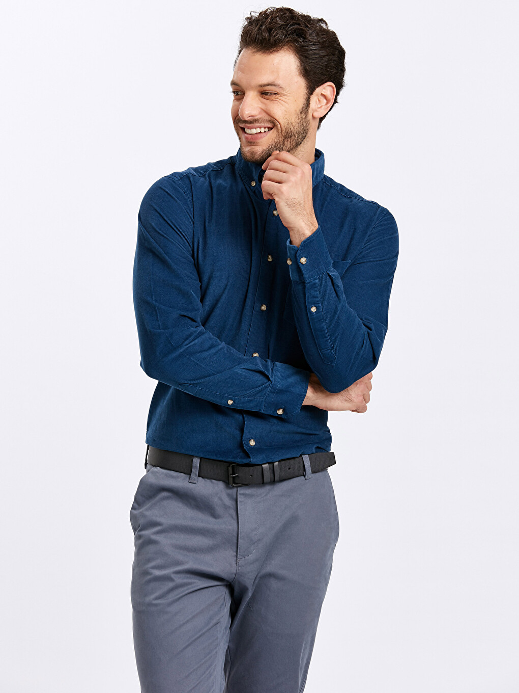 Man Indigo Shirt