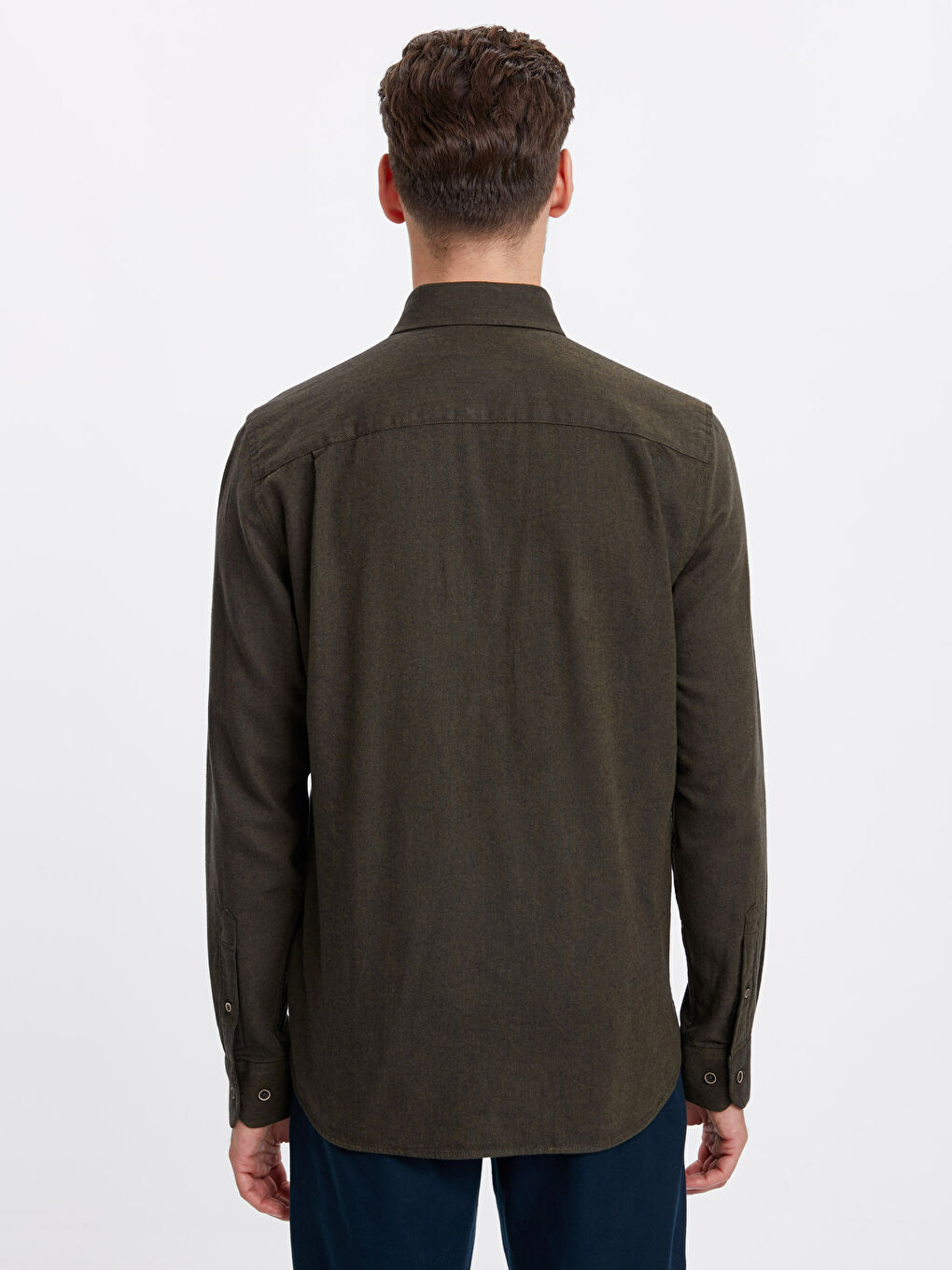 Chemise à Manches Longues Coupe Régulière pour Hommes-1