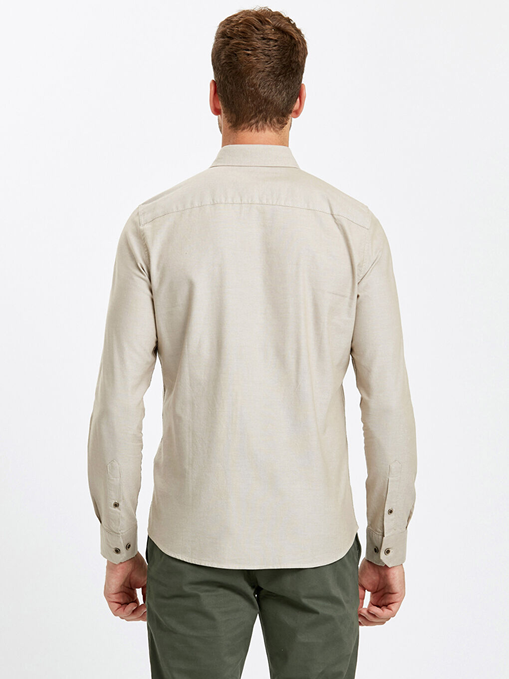 Chemise BEIGE Homme-1