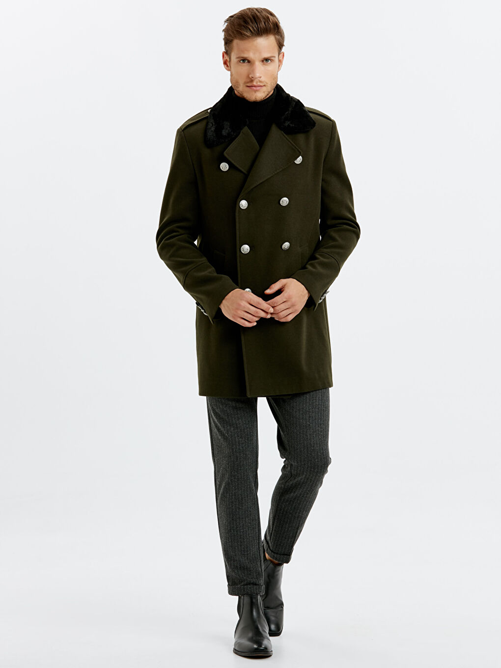 Haki Hakı Kaşe Kaban-4