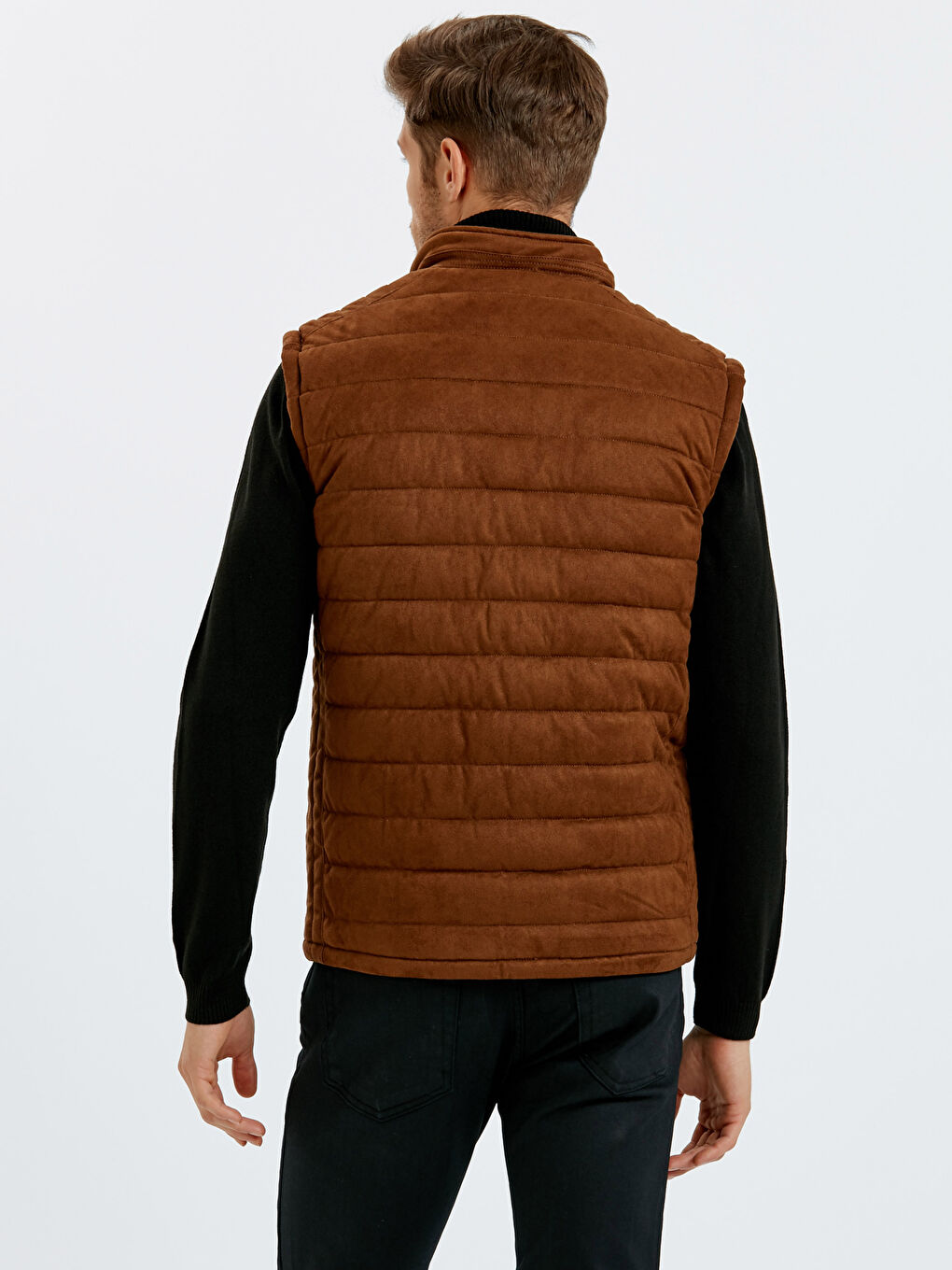 Bej Deve Tüyü Şişme Yelek-2