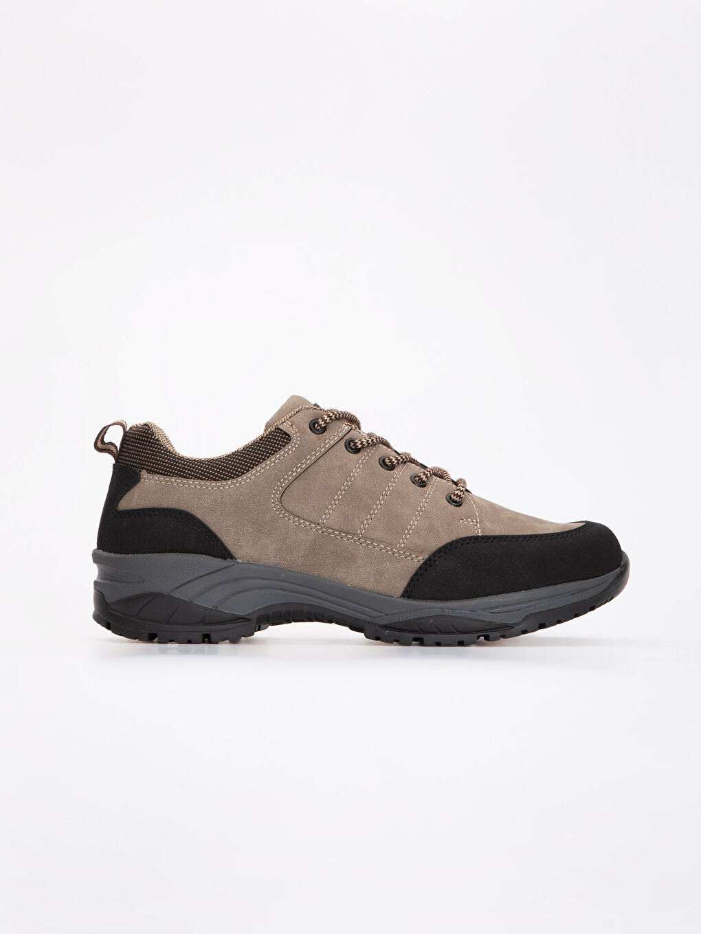 Bej Erkek Bağcıklı Günlük Trekking Ayakkabı