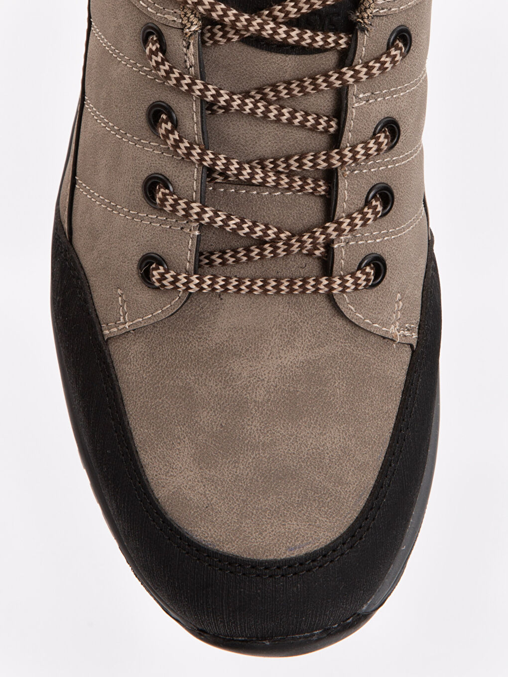 Bej Erkek Bağcıklı Günlük Trekking Ayakkabı-4